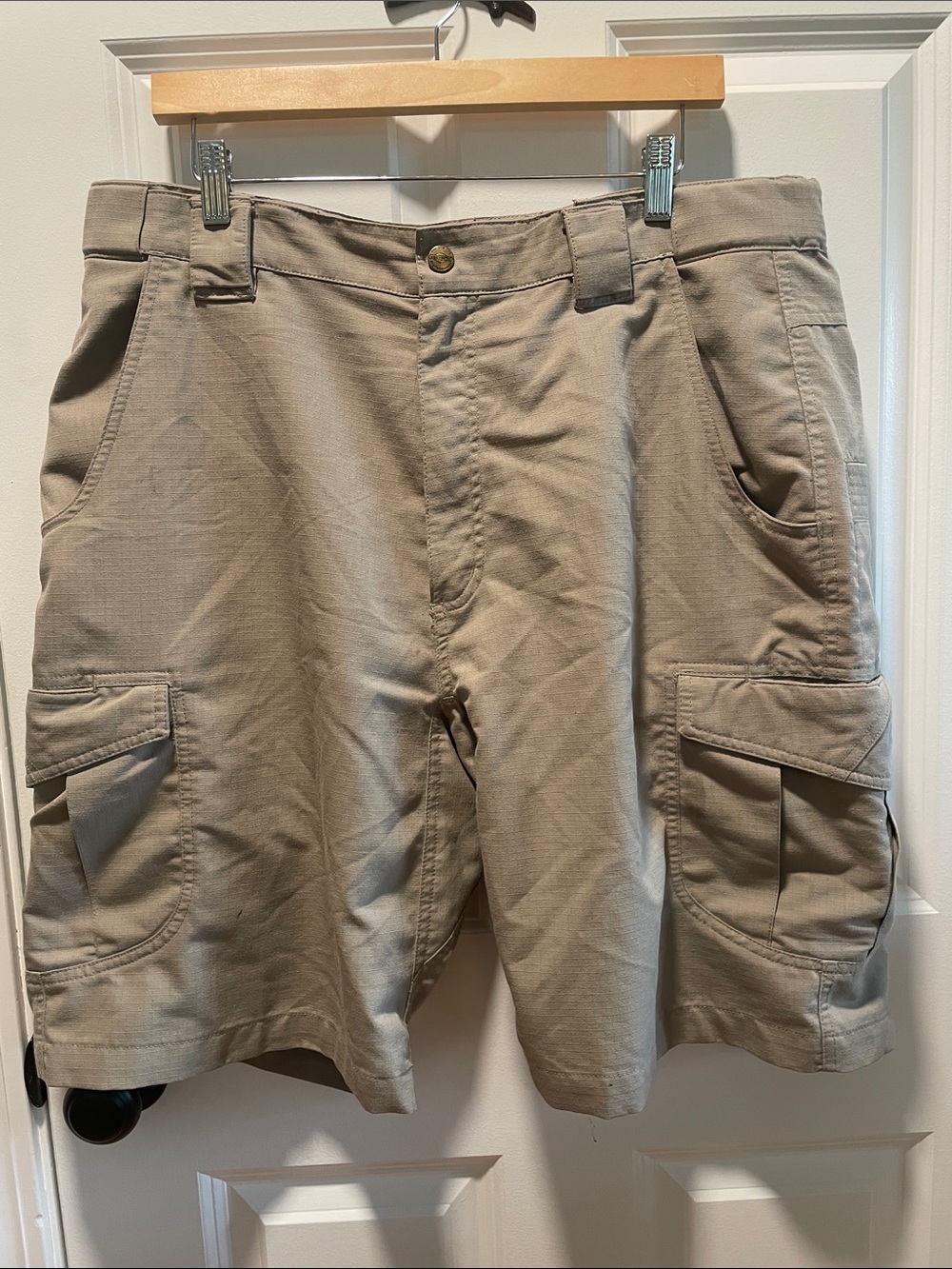 Men's Tru-Spec Cargo Shorts in Khaki - Utility Pockets